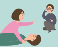 환자 반응 없을 시 119 신고 요청